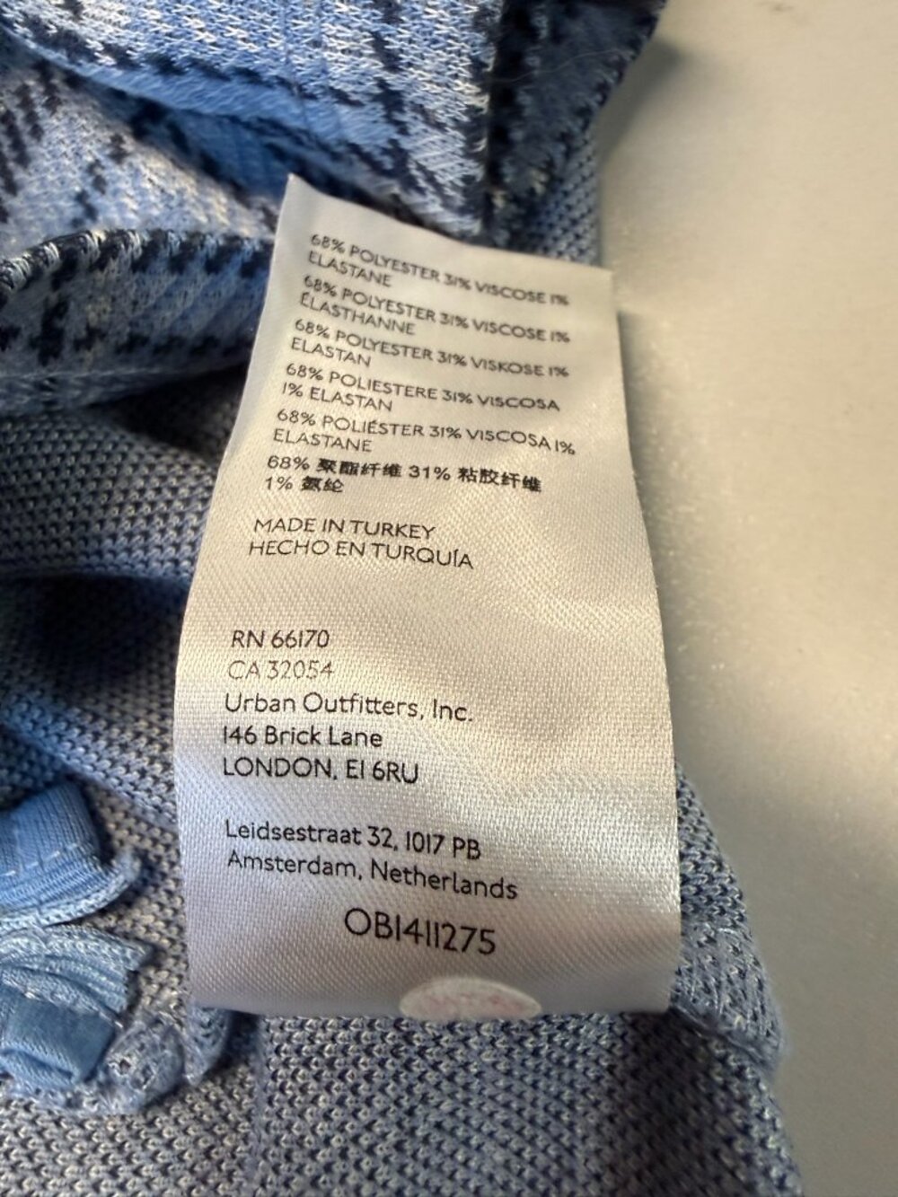 FREE PEOPLE Women's Honey Pleated Skirt Size 4 In Ocean - Picture 6 of 7